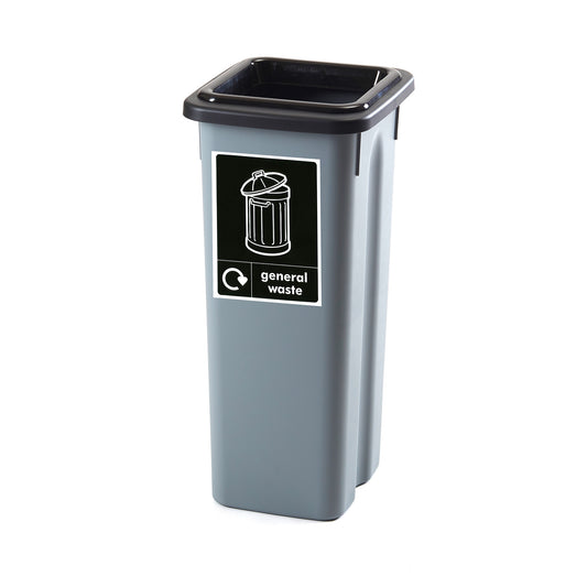 BinLogic UK: 20L Modular Recycling Bin with Steel Bag Retainer