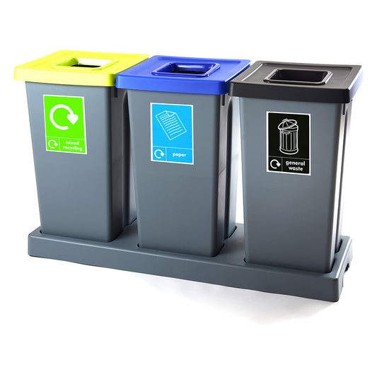 BinLogic UK: 70L Modular Recycling Bin with Steel Bag Retainer