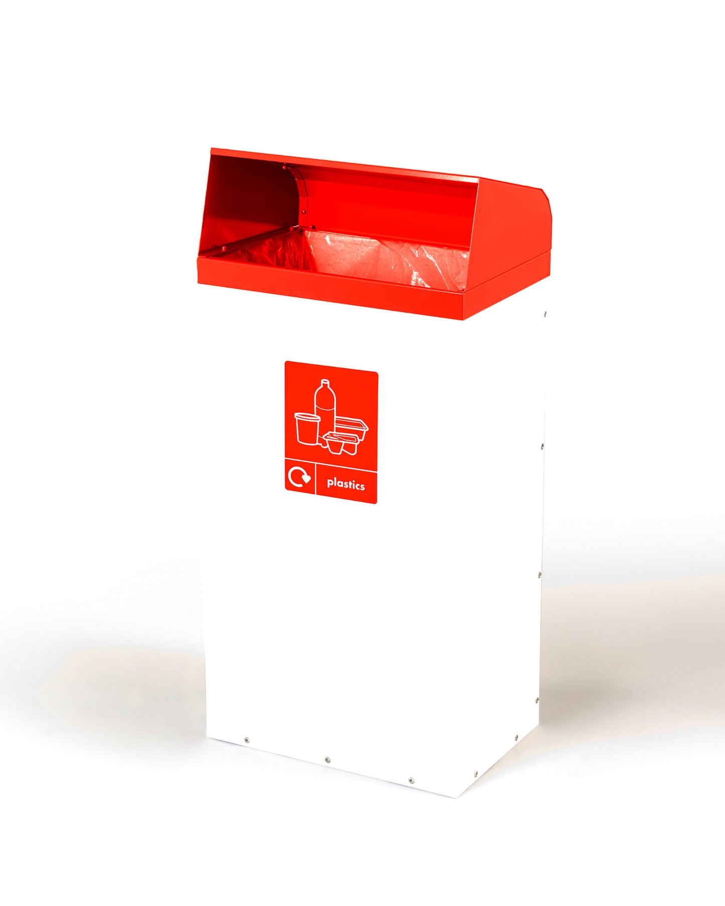 BinLogic UK: 60L Steel Recycling Bin with Open Aperture
