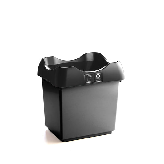 BinLogic UK: 50L Open Top Bin for High-Volume Recycling - Lime Green