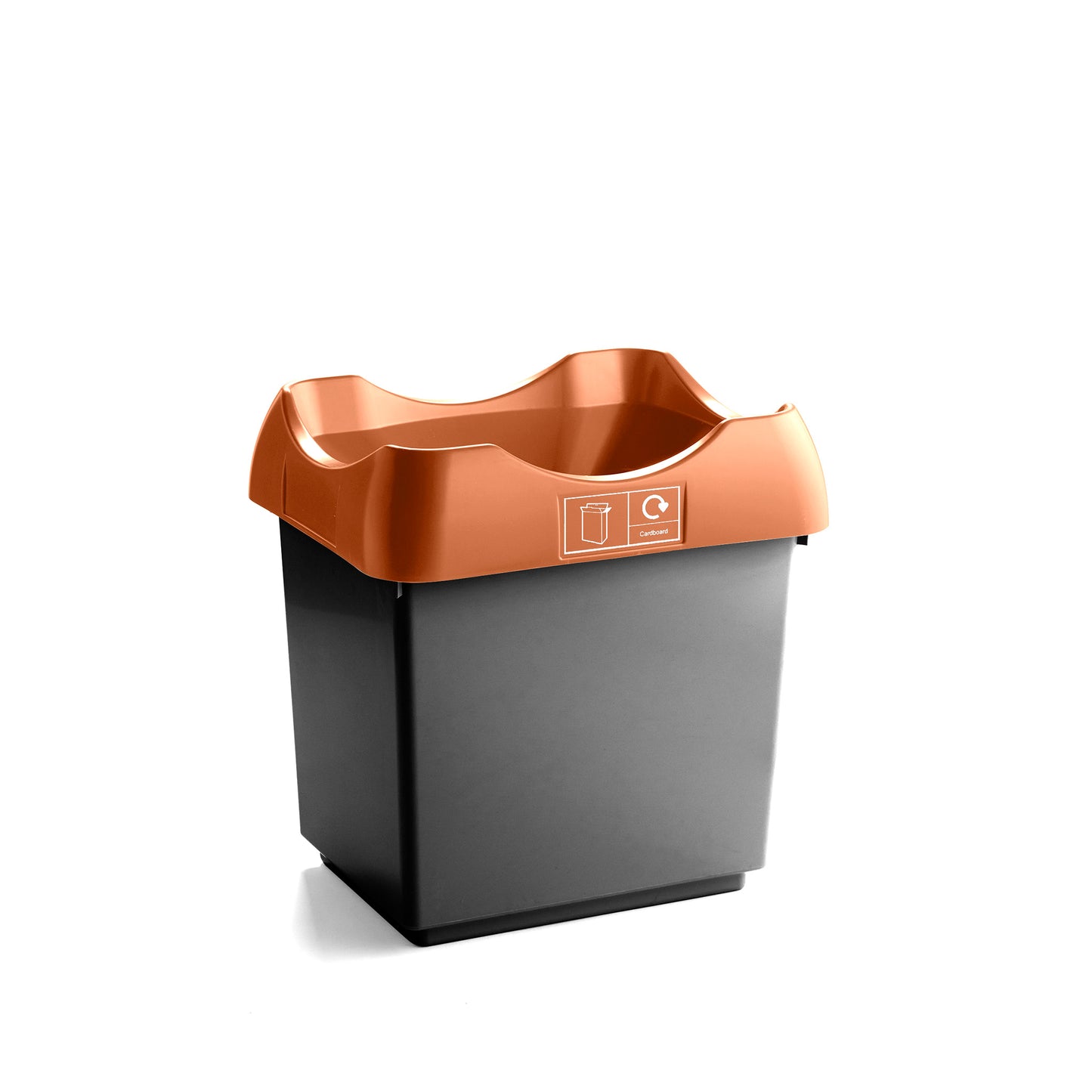 BinLogic UK: 50L Open Top Bin for High-Volume Recycling - Lime Green