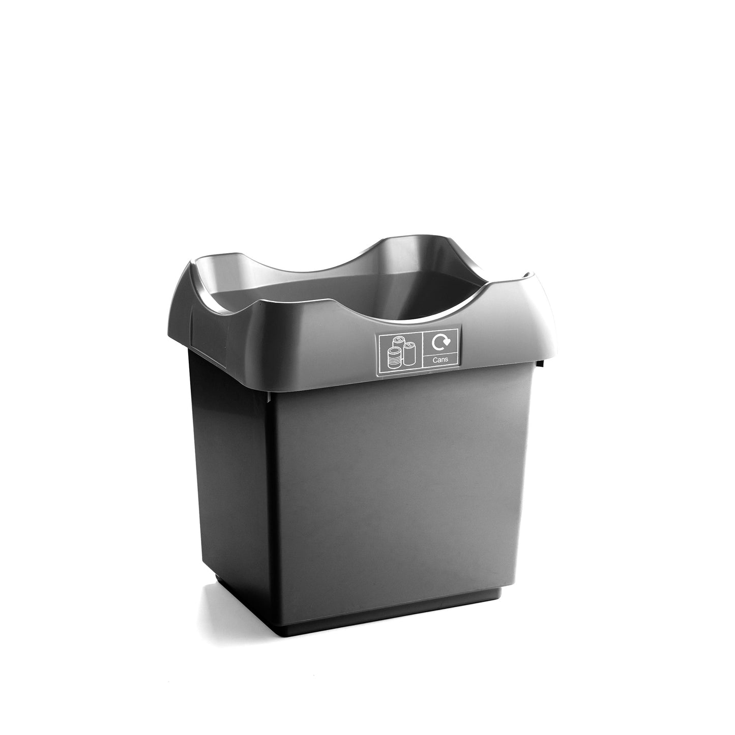 BinLogic UK: 50L Open Top Bin for High-Volume Recycling - Lime Green