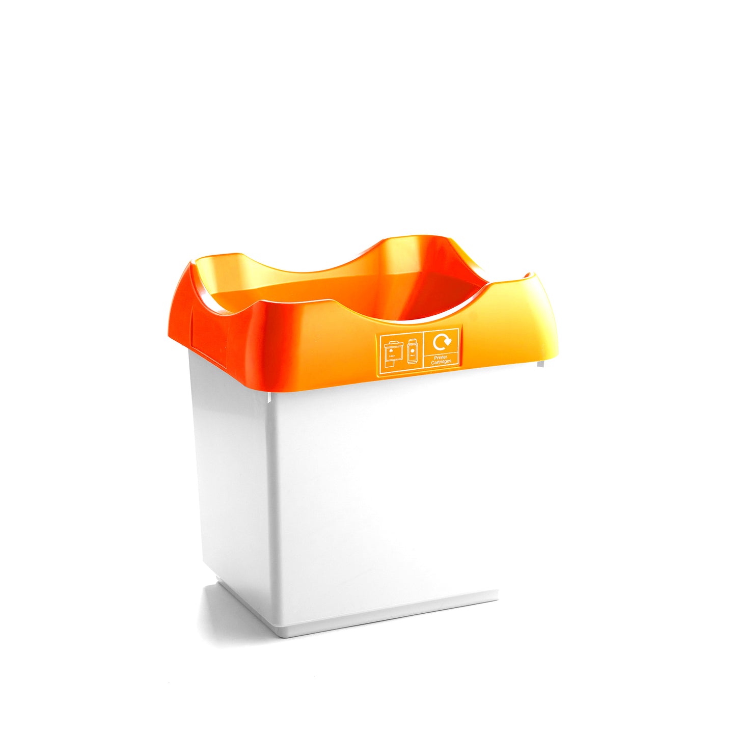 BinLogic UK: 50L Open Top Bin for High-Volume Recycling - Lime Green