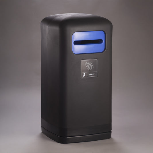 BinLogic UK: 100L Outdoor Plastic Recycling Bin with Colour-Coded Inserts
