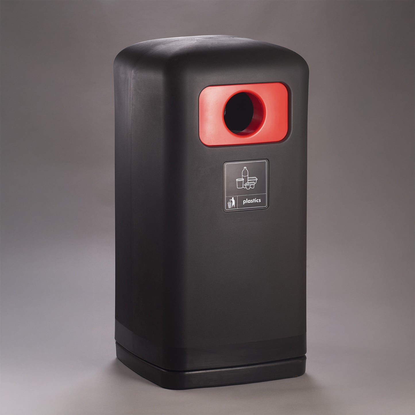 BinLogic UK: 100L Outdoor Plastic Recycling Bin with Colour-Coded Inserts