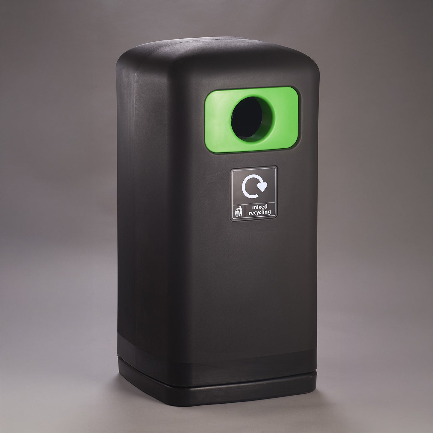 BinLogic UK: 100L Outdoor Plastic Recycling Bin with Colour-Coded Inserts